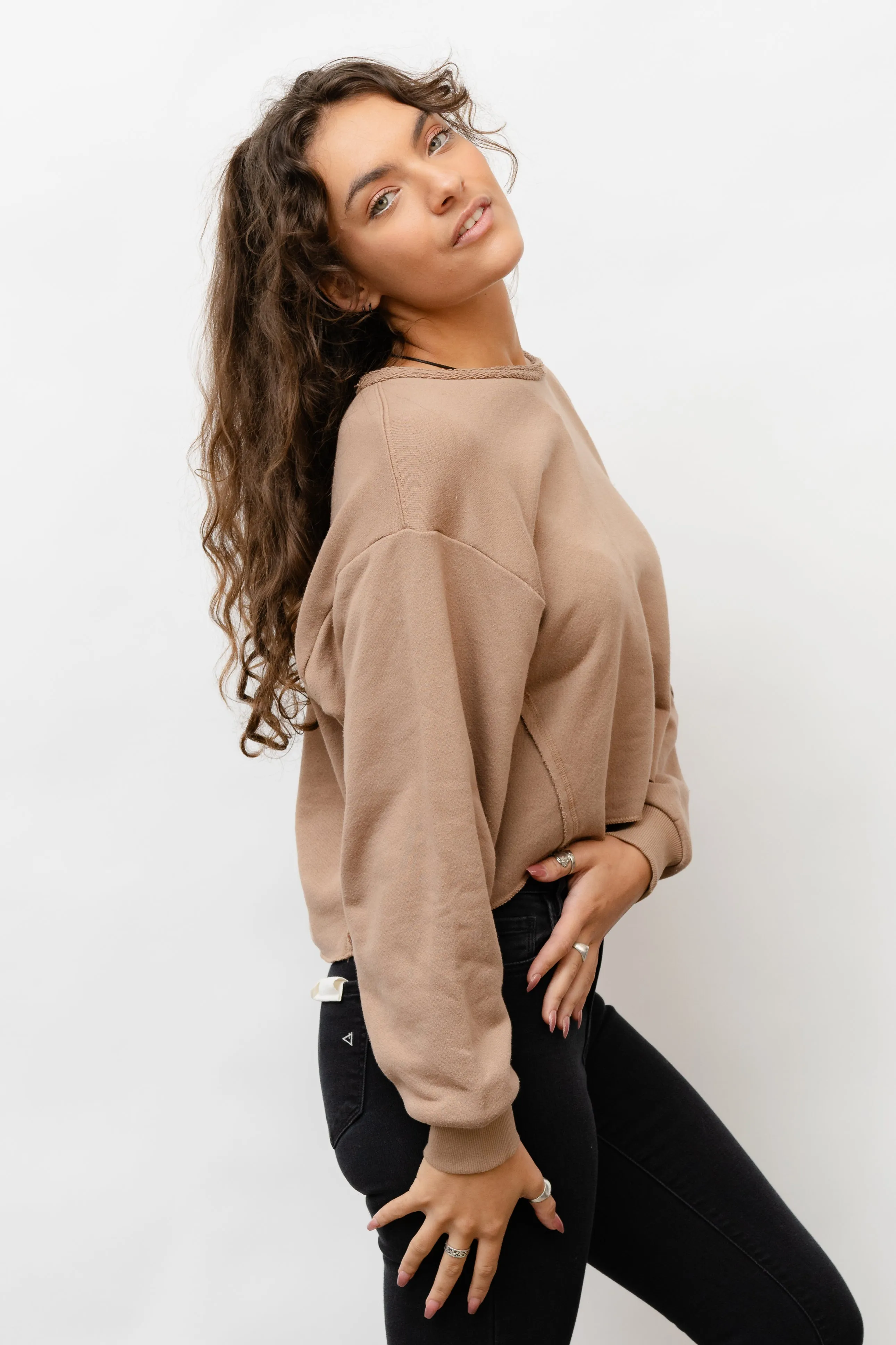 Spiced Latte Utility Crewneck