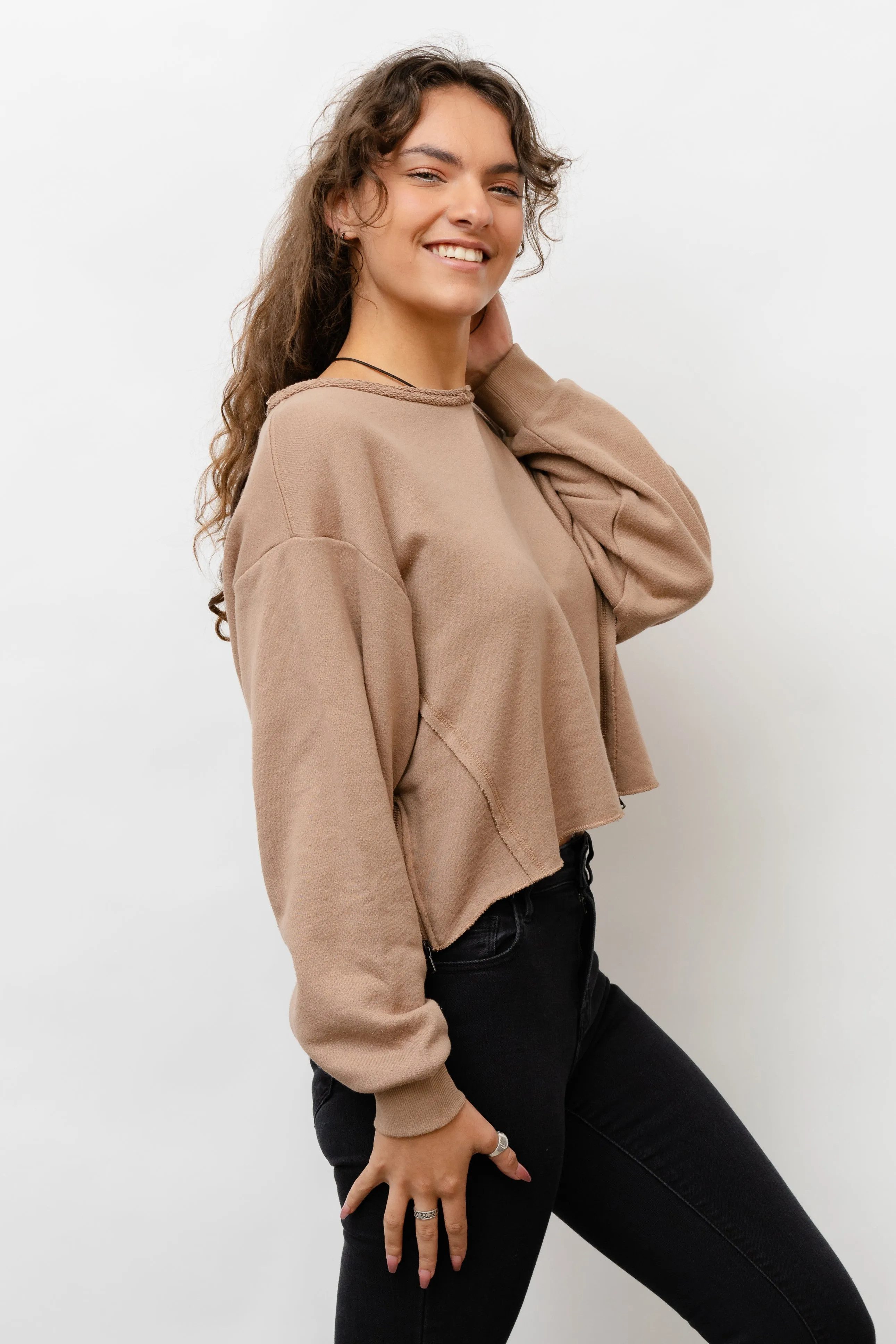 Spiced Latte Utility Crewneck