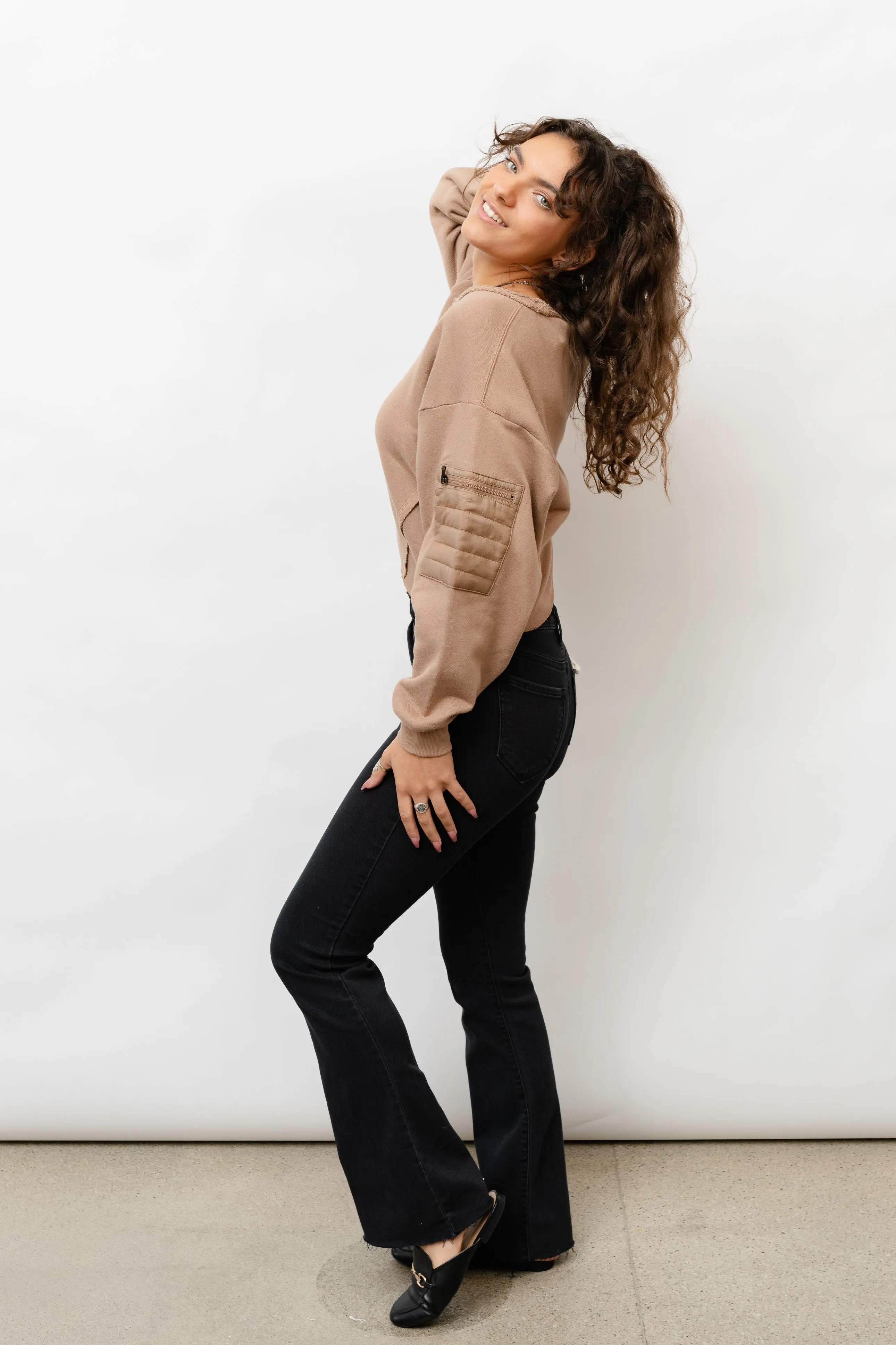 Spiced Latte Utility Crewneck