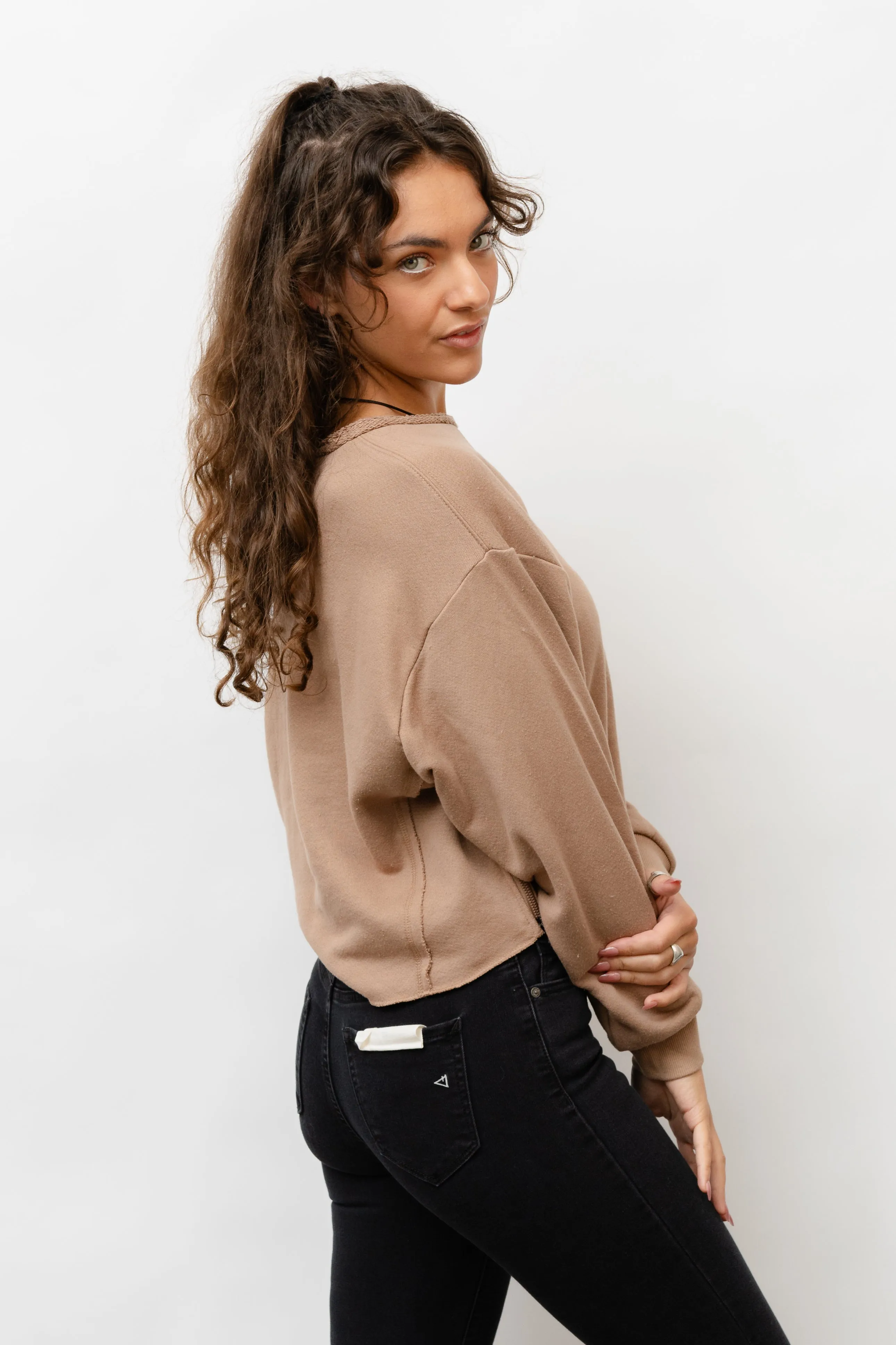 Spiced Latte Utility Crewneck