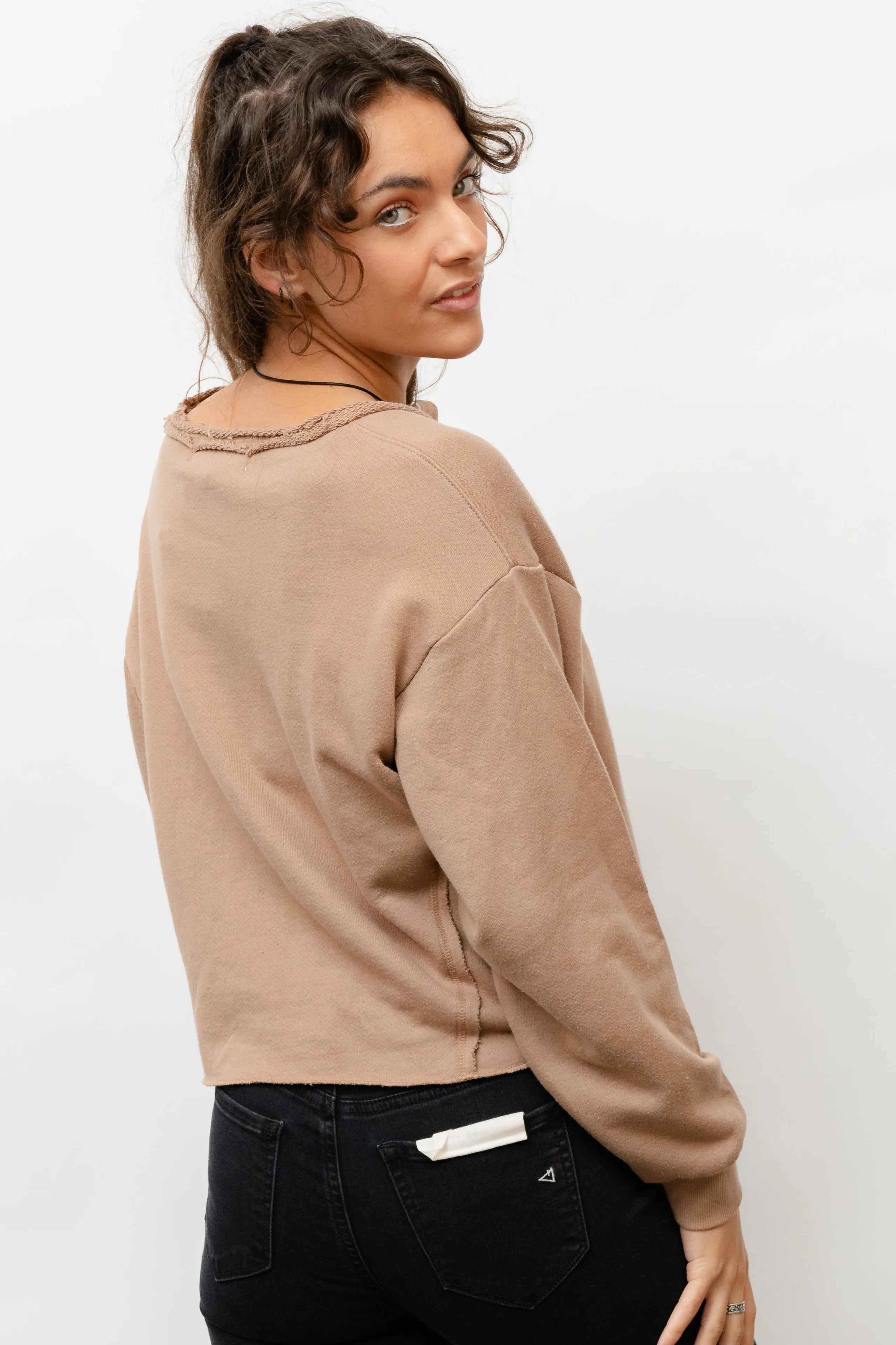 Spiced Latte Utility Crewneck
