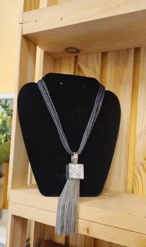 Square Tassel Necklace