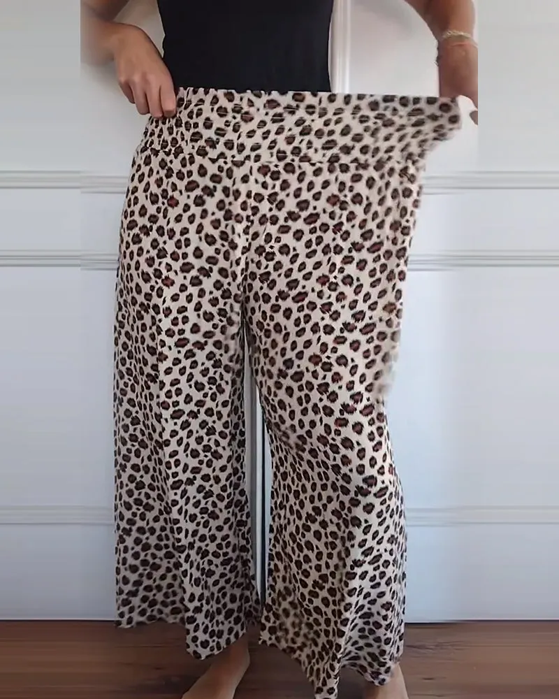 Sunshine – Schicke Damenhose mit Leopardenmuster