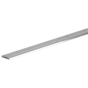 THE STEEL WORKS® BY HILLMAN 11286 Weldable Solid Flat, 72 in L, 1/2 in W, 1/8 in Thick, 6063-T5 Aluminum, Milled