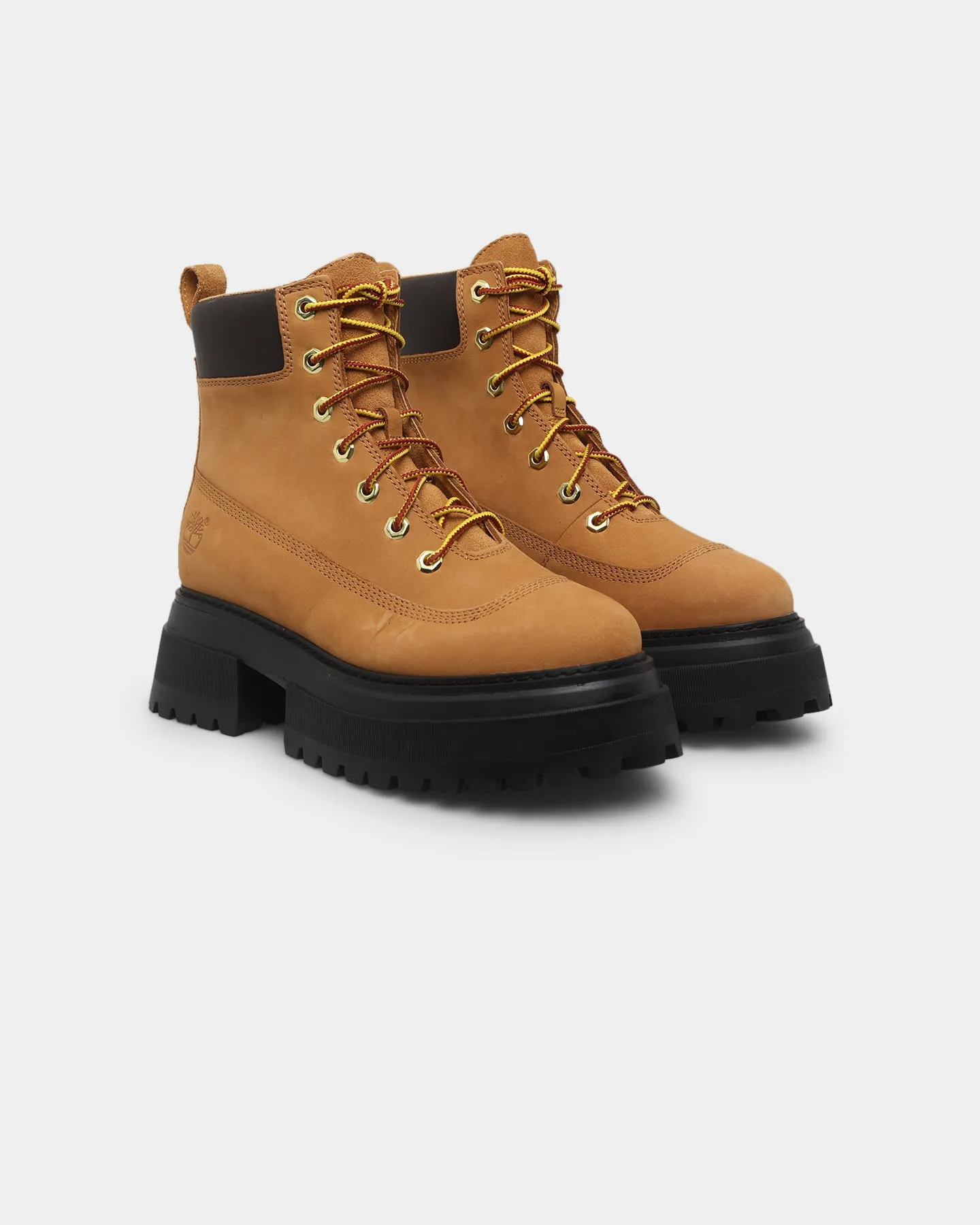 Timberland Women's Sky 6" Lace Up Boots Wheat Nubuck