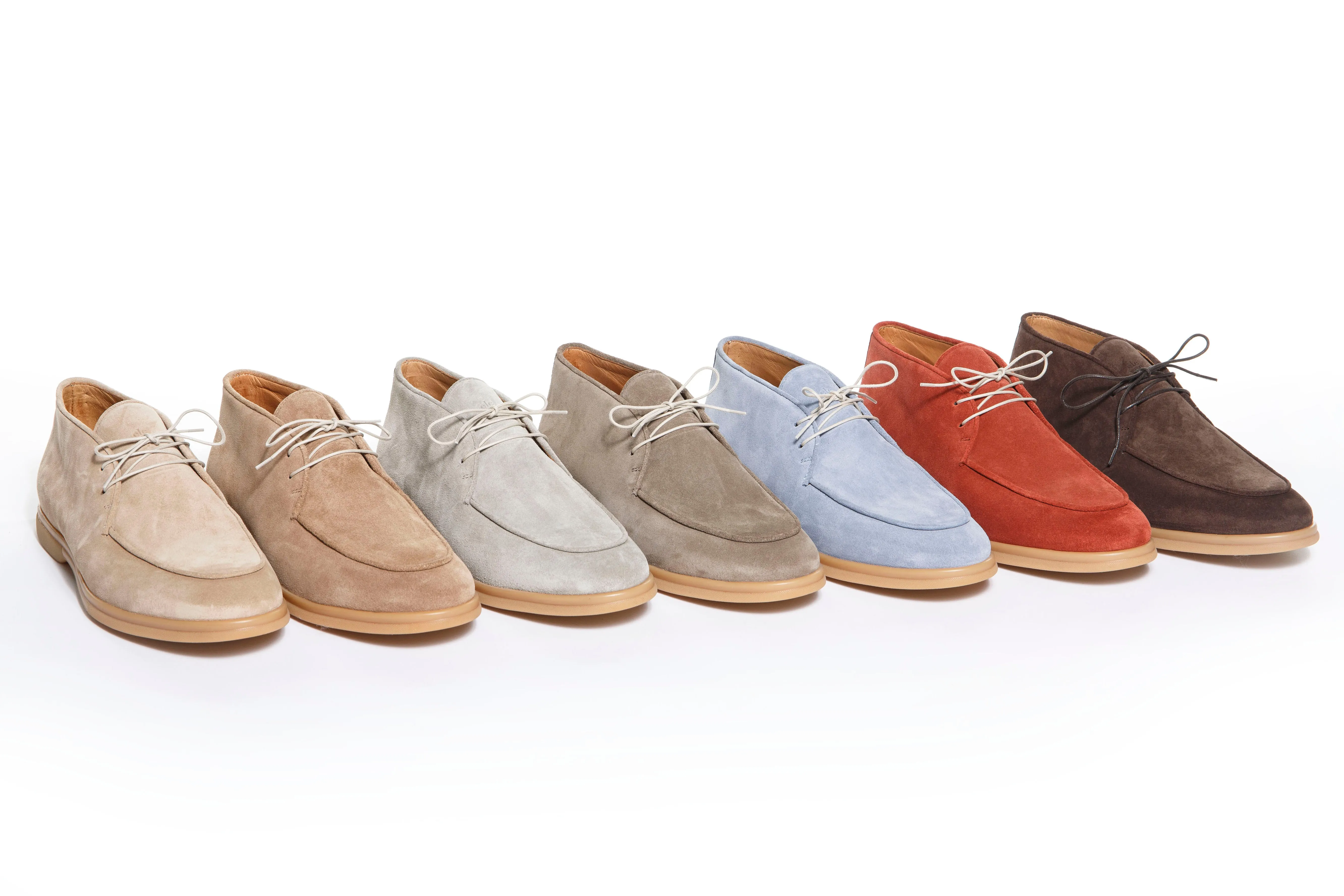 Toe Suede Derby Shoes