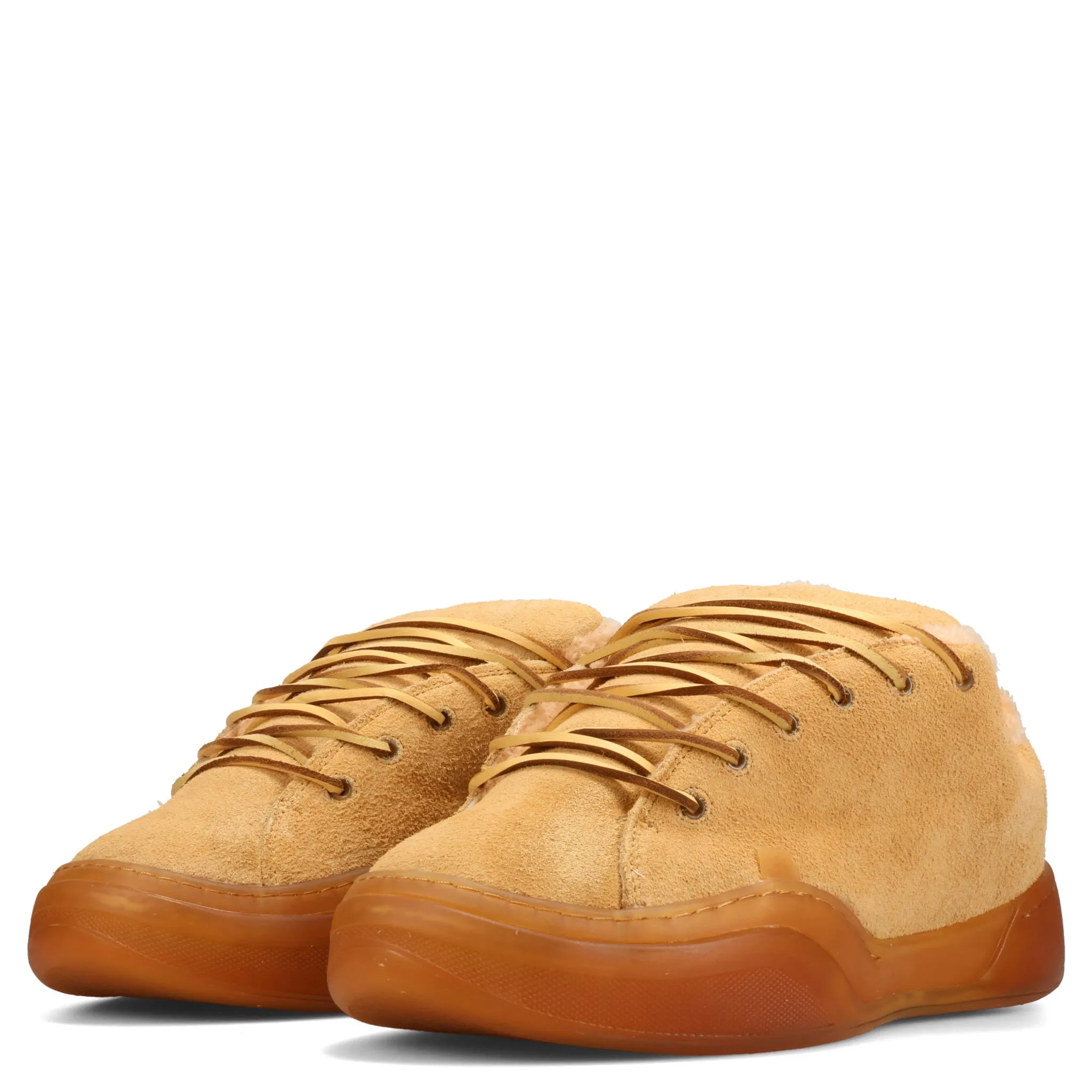 UNISEX SUEDE VAMP SKATE SNEAKER LEATHER / SAND