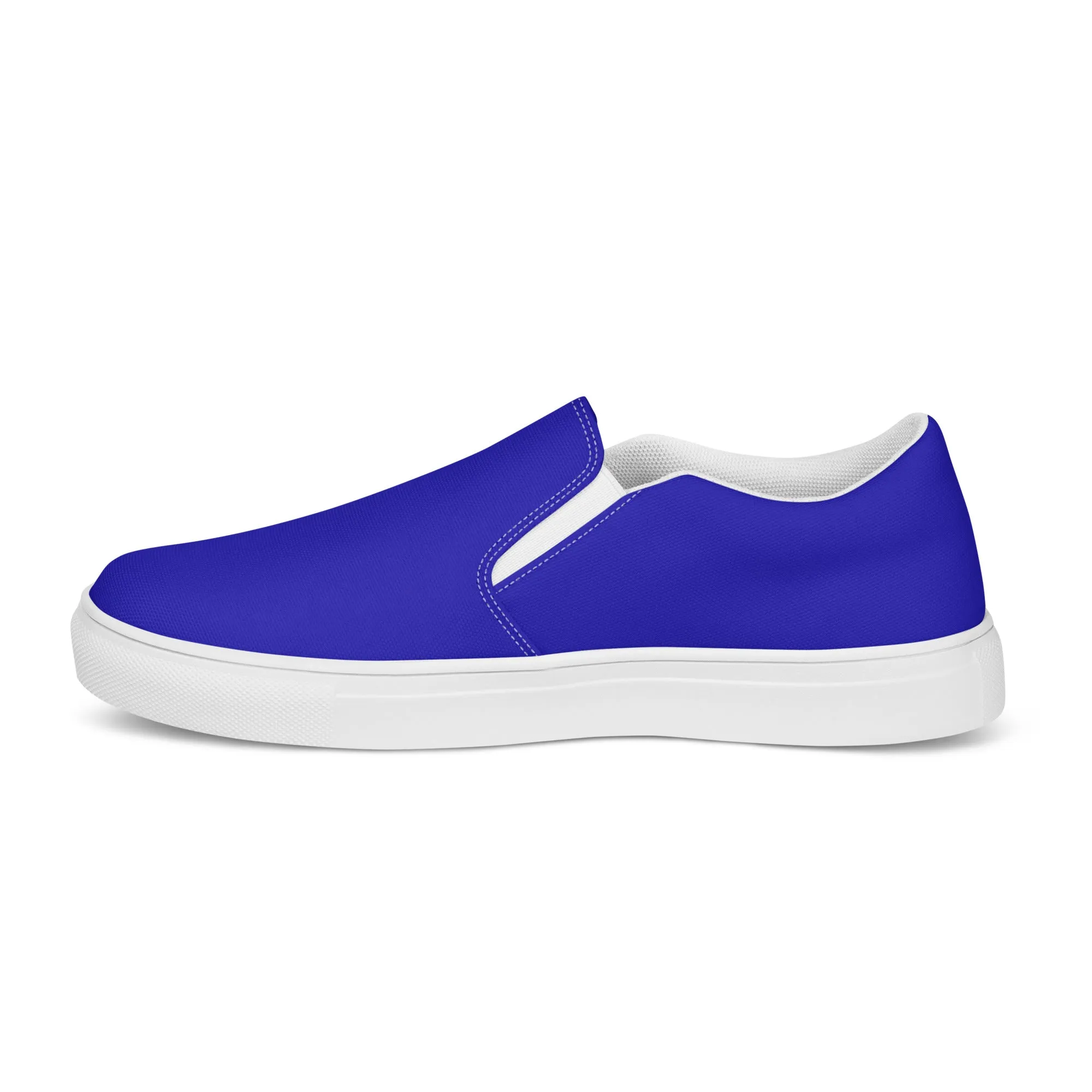 Women’s Royal Blue slip-on canvas shoes