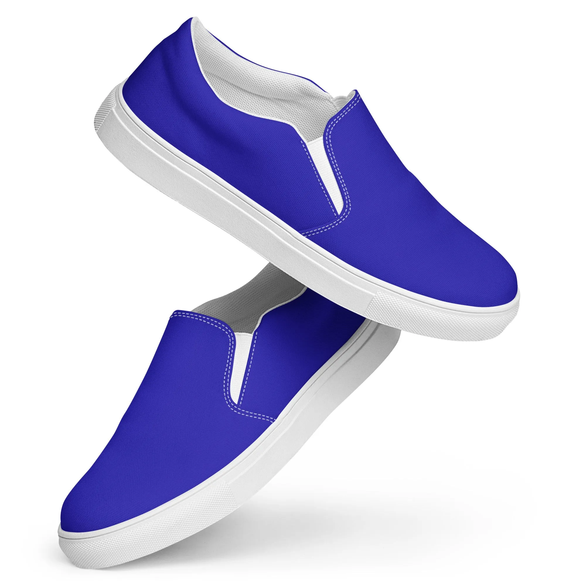 Women’s Royal Blue slip-on canvas shoes