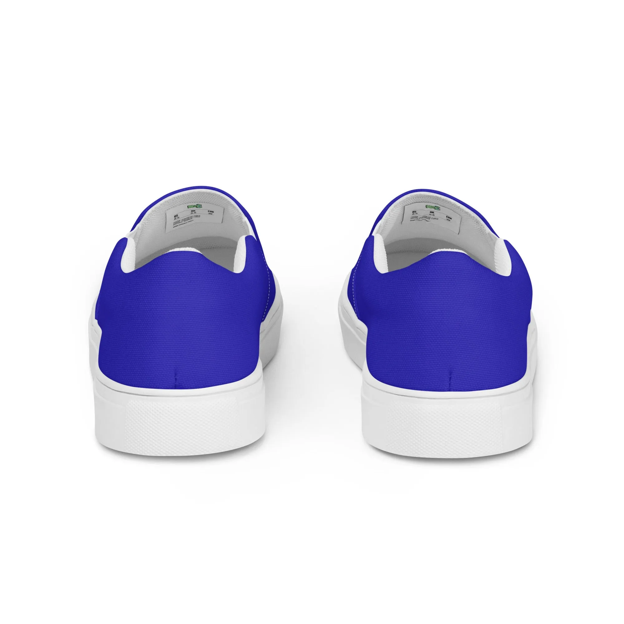 Women’s Royal Blue slip-on canvas shoes