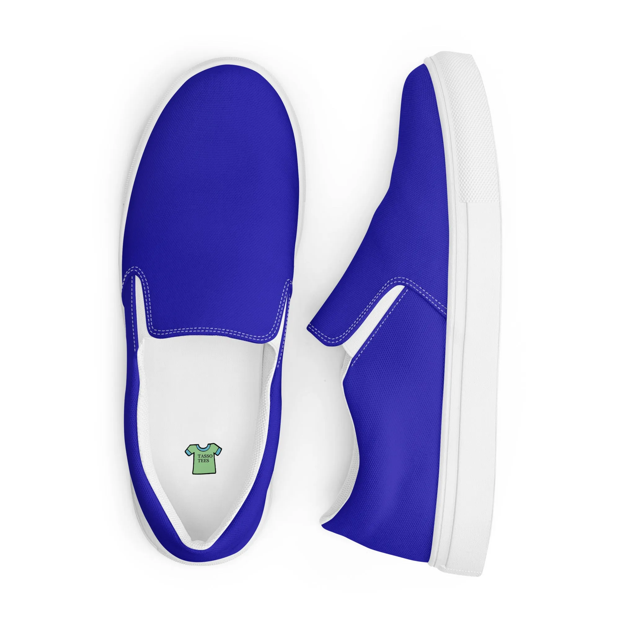 Women’s Royal Blue slip-on canvas shoes