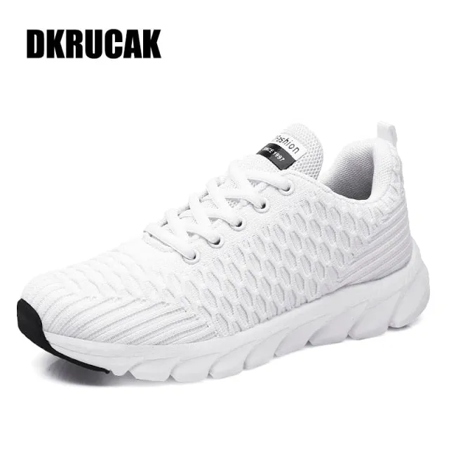 xiangtuibao   Mesh Women Sneakers Breathable Women Flat Shoes Lightweight Casual Shoes Ladies Lace-up Deportivas Mujer Chaussures Femme